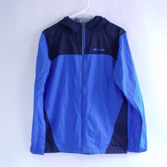 Columbia Boys Blue Glennaker Rain Jacket - Picture 2 of 4